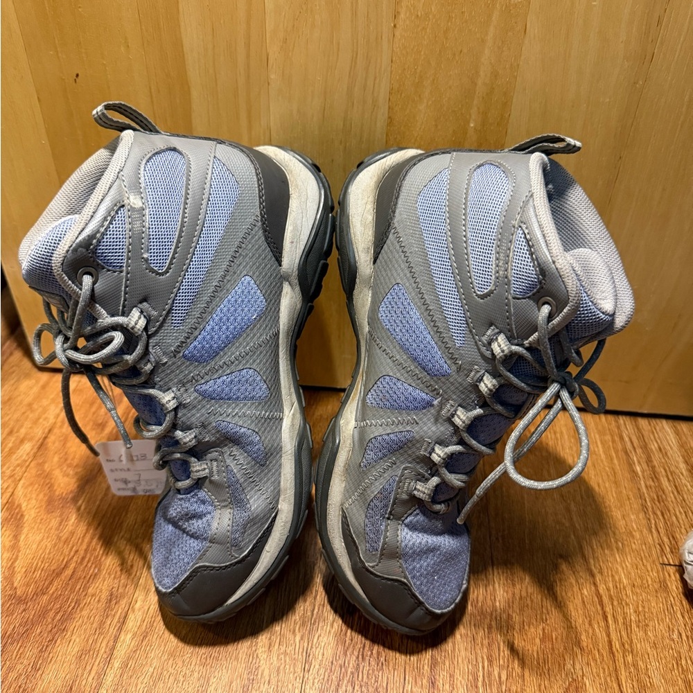 Columbia Gray and Blue Outdoor Boots